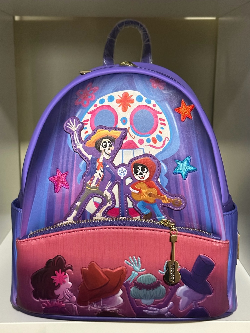 Loungefly Coco Miguel and Hector Performance Scene Mini Backpack Pixar
